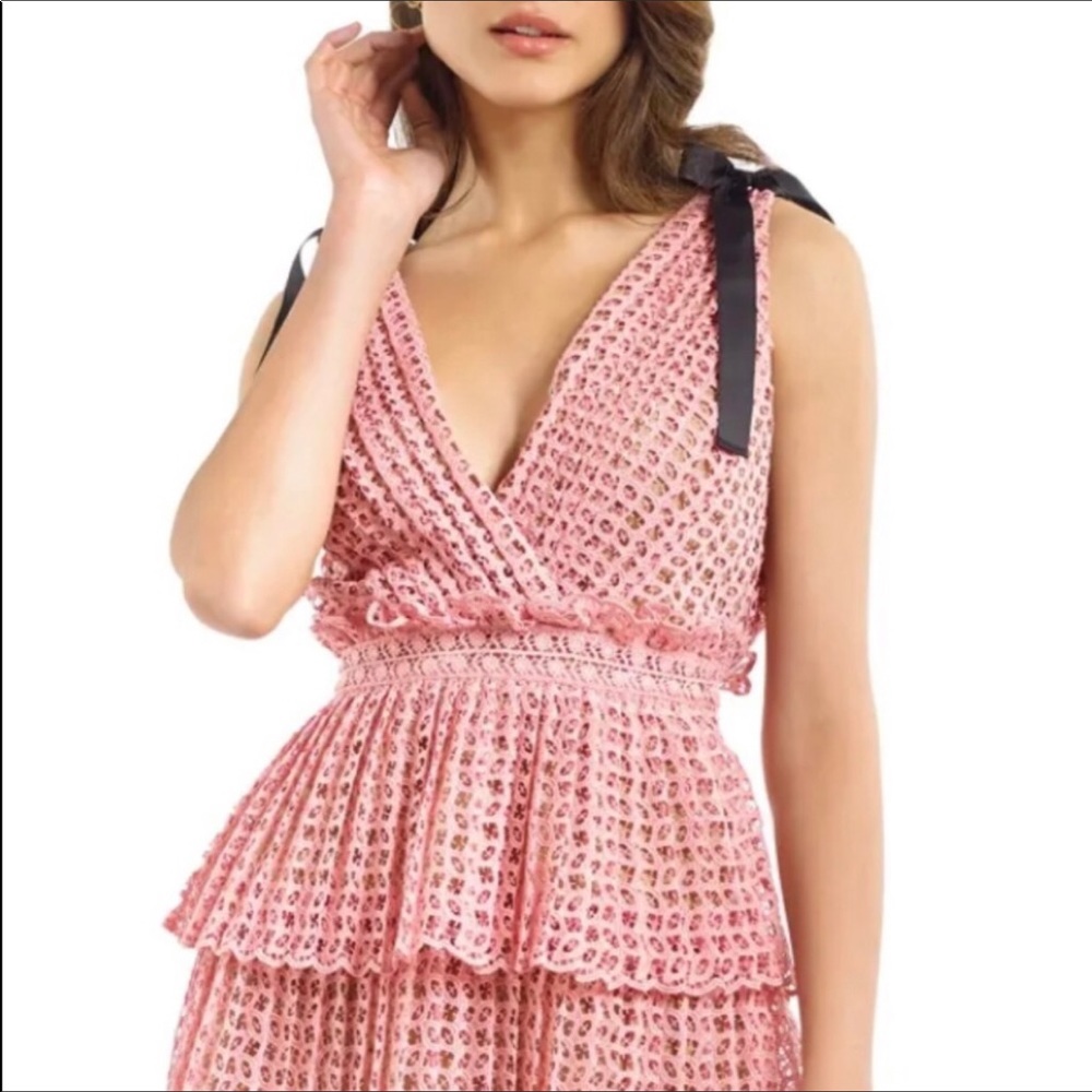 Self Portrait Pink Dress